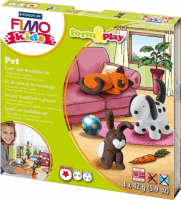 Staedtler FIMO Kids Form & Play Égethető gyurma készlet 4x42g - Állatok