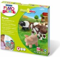 Staedtler FIMO Kids Form & Play Égethető gyurma készlet 4x42g - Farm