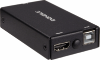 Inter-Tech 88887308 RJ45 - HDMI + USB-B 2.0 KVM Switch