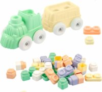 Mochtoys Play&Squish 24 darabos építőjáték vonattal