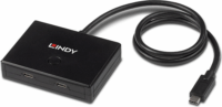 Lindy 43329 USB-C 3.2 Gen1 Kétirányú 2-port Switch