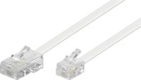 Goobay 93062 RJ45 - RJ11 Telefon Kábel 6m - Fehér