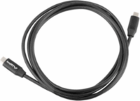 LANBERG USB-C apa - USB-C apa 2.0 Adat és töltő kábel - Fekete (1.8m)
