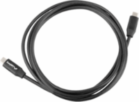 LANBERG USB-C apa- USB-C apa Adat és töltő kábel - Fekete (1m)
