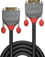 Lindy 36221 Anthra Line DVI-D - DVI-D Dual Link Kábel 1m - Fekete