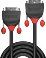 Lindy 36255 Black Line DVI-D - DVI-D Single Link Kábel 1m - Fekete