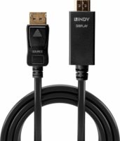 Lindy 36923 DisplayPort 1.2 - HDMI 1.4 Kábel 3m - Fekete