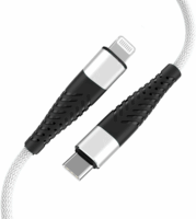 Fusion Lightning apa - USB-C apa Adat- és töltőkábel 1.5m - Fehér