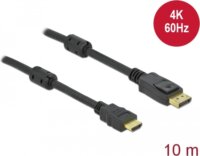 Delock 85960 DisplayPort 1.2 apa - HDMI apa kábel 10m - Fekete