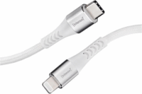 Intenso C315L USB-C apa - Lightning apa 2.0 Adat és töltőkábel - Fehér (1.5m)