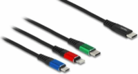 DELOCK USB-C 3in1 töltőkábel
