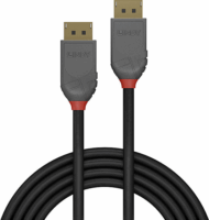 Lindy 36484 Anthra Line DisplayPort 1.4 - DisplayPort 1.4 Kábel 5m - Fekete
