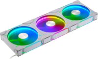 Phanteks D30 140mm PWM D-RGB Rendszerhűtő - Fehér (3db/csomag)