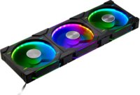 Phanteks D30 140mm PWM D-RGB Rendszerhűtő - Fekete/Fehér (3db/csomag)