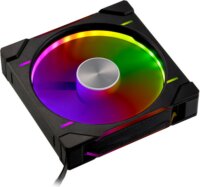 Phanteks D30 140mm PWM D-RGB Rendszerhűtő - Fekete/Fehér