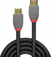 Lindy 36965 Anthra Line HDMI 2.0 - HDMI 2.0 Kábel 5m - Fekete