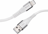 Intenso A315L USB Type-A apa - Lightning apa Adat és töltő kábel - Fehér (1.5m)