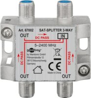Goobay 67002 SAT elosztó 3 utas