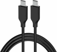 Genius ACC-C2CC-3A USB Type-C apa - USB Type-C apa 2.0 Adat és töltő kábel - Fekete (1.5m)
