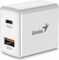 Genius PD-20AC 1x USB Type-C / 1x USB Type-A Hálózati töltő - Fehér (20W)