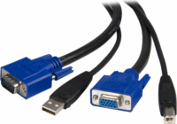 Startech SVUSB2N1_6 2in1 KVM kábel - 1.8m