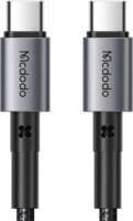 Mcdodo USB-C apa - USB-C apa Adat és töltő kábel - Fekete (1,5m)