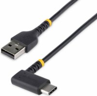 Startech R2ACR-15C-USB-CABLE USB-A apa - USB-C 2.0 apa Adat és töltő kábel - Fekete (0.15m)