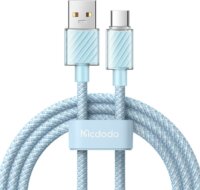 Mcdodo CA-3651 USB-A apa - USB-C/Lightning apa Adat és töltő kábel - Kék (1.2m)