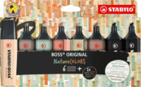Stabilo Boss Original NatureColors 2-5 mm Szövegkiemelő - Vegyes színek (8 db)