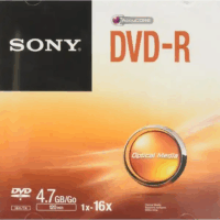 Sony DMR47SS DVD-R 4.7GB Lemez vékony tokos