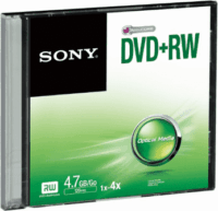 Sony DPW47SS DVD+RW 4.7GB Lemez vékony tokos