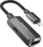 Mcdodo CA-2690 Lightning apa - USB-A OTG anya Adapter - Fekete