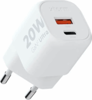 Xtorm XEC020 1x USB Type-A / 1x USB Type-C GaN2 Hálózati töltő - Fehér (20W)