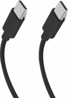 SBS Puro Soft USB-C apa - USB-C apa 2.0 Adat és töltő kábel - Fekete (1.5m)