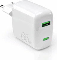 SBS Puro GaN USB-A / USB-C Hálózati töltő - Fehér (65W)