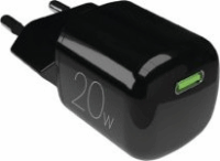 SBS Puro GaN USB-C Hálózati töltő - Fekete (20W)