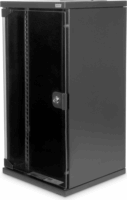 Digitus 10" Fali rack szekrény 12U 312x300mm - Fekete