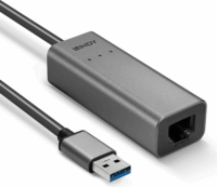 Lindy USB-A 3.0 apa - 2.5G Ethernet anya Átalakító - Fekete