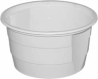 Műanyag gulyás tányér 750 ml - Fehér (50 db)