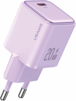 Usams CC183TC03 Mini 1x USB Type-C Hálózati töltő - Lila (20W)