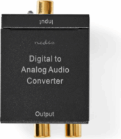 Nedis ACON2510BK Digitális - Analóg konverter - Fekete