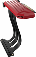 HYTE ACC-HYTE-PCIE40-R Luxury PCIe 4.0 Riser kábel - 200mm - Piros