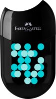 Faber-Castell Dupla tartályos hegyező és radír - Vegyes színű mintával