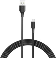 Vention CTIBD USB Type-A apa - Micro USB Type-B apa 2.0 Adat és töltő kábel - Fekete (0.5m)