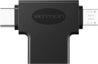 Vention CDIB0 USB Type-A anya - USB Type-C / Micro USB Type-B apa OTG Adapter
