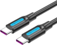 Vention COTBG USB Type-C apa - USB Type-C apa 2.0 Adat és töltő kábel - Fekete (1.5m)