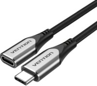 Vention TABHF USB Type-C apa - USB Type-C anya 3.1 Hosszabbító kábel - Fekete (1m)
