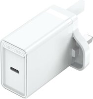 Vention FADW0-UK 1x USB Type-C UK Hálózati töltő - Fehér (20W)