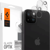 Spigen Glas.tR Optik Apple iPhone 15/ iPhone 15 Plus Kameravédő üveg (2db)