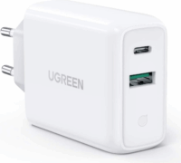 Ugreen 60468 USB-C / USB-A Hálózati töltő - Fehér (36W)